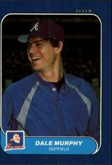 Dale Murphy #105 Baseball Cards 1986 Fleer Mini Prices