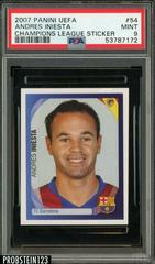 Andres Iniesta #54 Soccer Cards 2007 Panini UEFA Champions League Sticker Prices