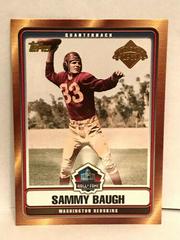 Sammy Baugh Football Cards 2006 Topps Hall of Fame Tribute Prices