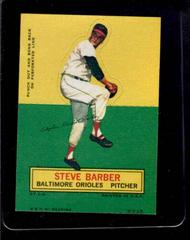 Steve Barber Baseball Cards 1964 Topps Stand Up Prices