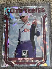 Denny Hamlin [Cracked Ice] #E6 Racing Cards 2023 Panini Donruss NASCAR Elite Series Prices