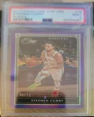 Stephen Curry [Purple] #76 Basketball Cards 2019 Panini One and One Prices