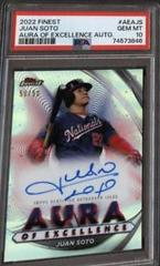 Juan Soto Baseball Cards 2022 Topps Finest Aura of Excellence Autographs Prices