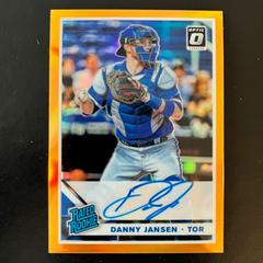 Danny Jansen [Orange] #DA Baseball Cards 2019 Panini Donruss Optic Rated Rookie Signatures Prices