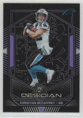Christian McCaffrey [Electric Etch Purple] Football Cards 2019 Panini Obsidian Prices