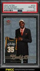 Kevin Durant [Platinum Medallion] #232 Basketball Cards 2007 Ultra Prices