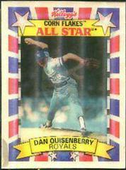 Dan Quisenberry #9 Baseball Cards 1992 Kellogg's Prices