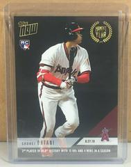Shohei Ohtani #MOY-4 Baseball Cards 2018 Topps Now Moment of the Year Prices