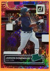 Jasson Dominguez [Pink Fireworks] #RP-2 Baseball Cards 2022 Panini Donruss Rated Prospects Prices