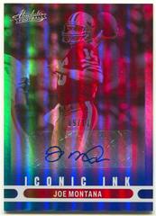 Joe Montana [Blue] #II-JM Football Cards 2022 Panini Absolute Iconic Ink Autographs Prices