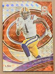 Ja'Marr Chase [Red] #100 Football Cards 2022 Panini Chronicles Draft Picks Spectra Prices