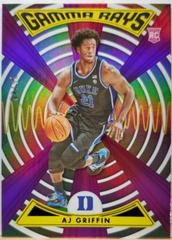 AJ Griffin [Purple] #ZG-AJG Basketball Cards 2022 Panini Chronicles Draft Picks Gamma Rays Prices