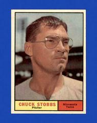 Chuck Stobbs Baseball Cards 1961 Topps Prices