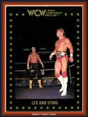 Lex and Sting Wrestling Cards 1991 Championship Marketing WCW Prices