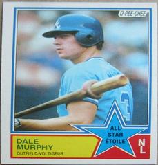 Dale Murphy [All Star] #21 Baseball Cards 1983 O Pee Chee Prices