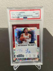 Trae Young [Cracked Ice] Basketball Cards 2021 Panini Contenders Veteran Ticket Autograph Prices