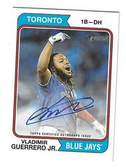 Vladimir Guerrero Jr. #ROA-VG Baseball Cards 2023 Topps Heritage Real One Autographs High Number Prices