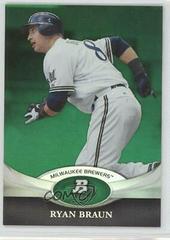Ryan Braun #17 Baseball Cards 2011 Bowman Platinum Prices