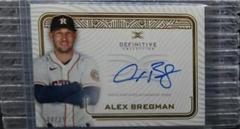 Alex Bregman Baseball Cards 2023 Topps Definitive Autograph Collection Prices