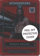 Roman Reigns [Red] Wrestling Cards 2022 Panini Impeccable WWE Stainless Stars Prices