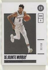 Dejounte Murray [Purple] #3 Basketball Cards 2019 Panini Encased Prices