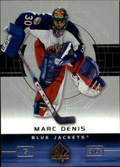Marc Denis Hockey Cards 2002 SP Authentic Prices