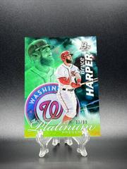 Bryce Harper [Green] Baseball Cards 2017 Bowman Platinum Presence Prices