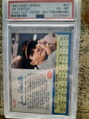 Jim Gentile [Hand Cut HomeSan Lorenzo] Baseball Cards 1962 Post Cereal Prices