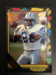 Barry Sanders [50 Stripe] Football Cards 1991 Wild Card Prices