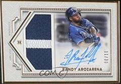 Randy Arozarena Baseball Cards 2022 Topps Definitive Framed Autograph Patch Collection Prices