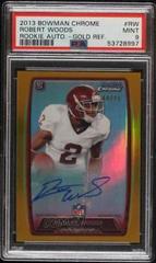 Robert Woods [Orange Refractor] Football Cards 2013 Bowman Chrome Rookie Autograph Prices