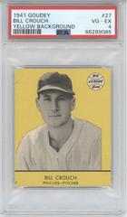Bill Crouch [Yellow Background] Baseball Cards 1941 Goudey Prices