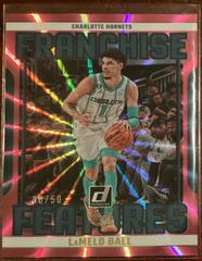 LaMelo Ball [Pink] #12 Basketball Cards 2023 Panini Donruss Franchise Features Prices