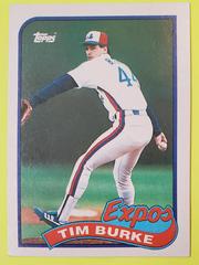 Tim Burke #48 Baseball Cards 1989 Topps Tiffany Prices