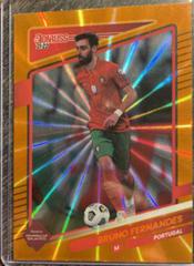 Bruno Fernandes [Orange Laser] #118 Soccer Cards 2021 Panini Donruss Road to Qatar Prices