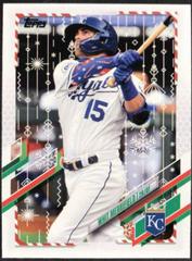 Whit Merrifield [Candy Cane Arm Sleeve] #HW97 Baseball Cards 2021 Topps Holiday Mega Box Prices