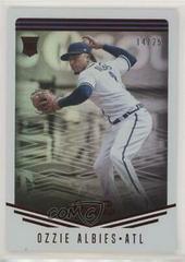 Ozzie Albies [Red] Baseball Cards 2018 Panini Chronicles Studio Prices