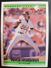 Vince Horsman #53 Baseball Cards 1992 Panini Donruss Rookies Prices