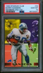 Barry Sanders Football Cards 1995 Stadium Club Members Only 50 Prices