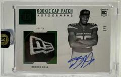 Breece Hall [Cap Patch Autograph Emerald] #134 Football Cards 2022 Panini Encased Prices