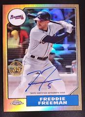 Freddie Freeman Baseball Cards 2022 Topps Chrome 1987 Autographs Prices