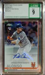 Pete Alonso [Rookie Debut Autograph] #RDA-PA Baseball Cards 2019 Topps Chrome Update Prices