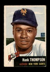 Hank Thompson Baseball Cards 1953 Topps Prices