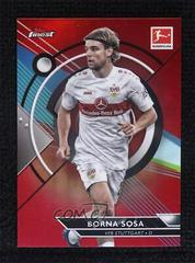 Borna Sosa [Red] #136 Soccer Cards 2022 Topps Finest Bundesliga Prices