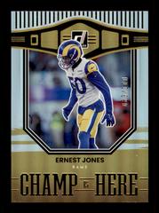Ernest Jones [Holo] Football Cards 2022 Panini Donruss Champ is Here Prices