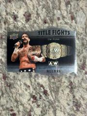 CM Punk #TF-19 Wrestling Cards 2022 Upper Deck Allure AEW Title Fights Prices