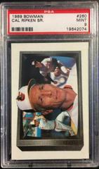 Cal Ripken Sr. #260 Baseball Cards 1989 Bowman Prices