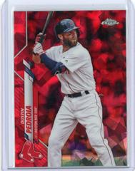 Dustin Pedroia [Red Refractor] Baseball Cards 2020 Topps Chrome Sapphire Prices