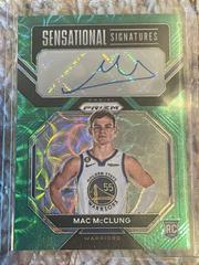 Mac McClung [Choice Green] #SS-MM Basketball Cards 2022 Panini Prizm Sensational Signatures Prices