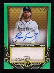 Eugenio Suarez [Emerald] Baseball Cards 2022 Topps Triple Threads Single Jumbo Relics Autographs Prices